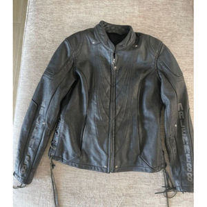 ARLEN NESS KAYENTA LEATHER JACKET - Black - Size Small EUC